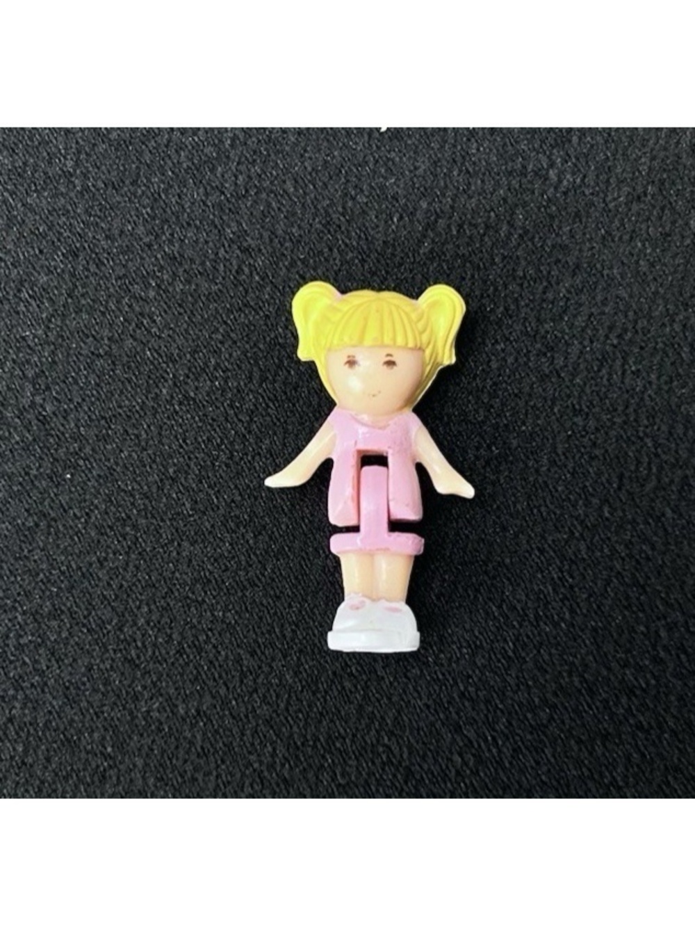 Vintage Bluebird 1989 Polly Pocket Jewel Case Disco Flat Tiny Tina Doll Figure